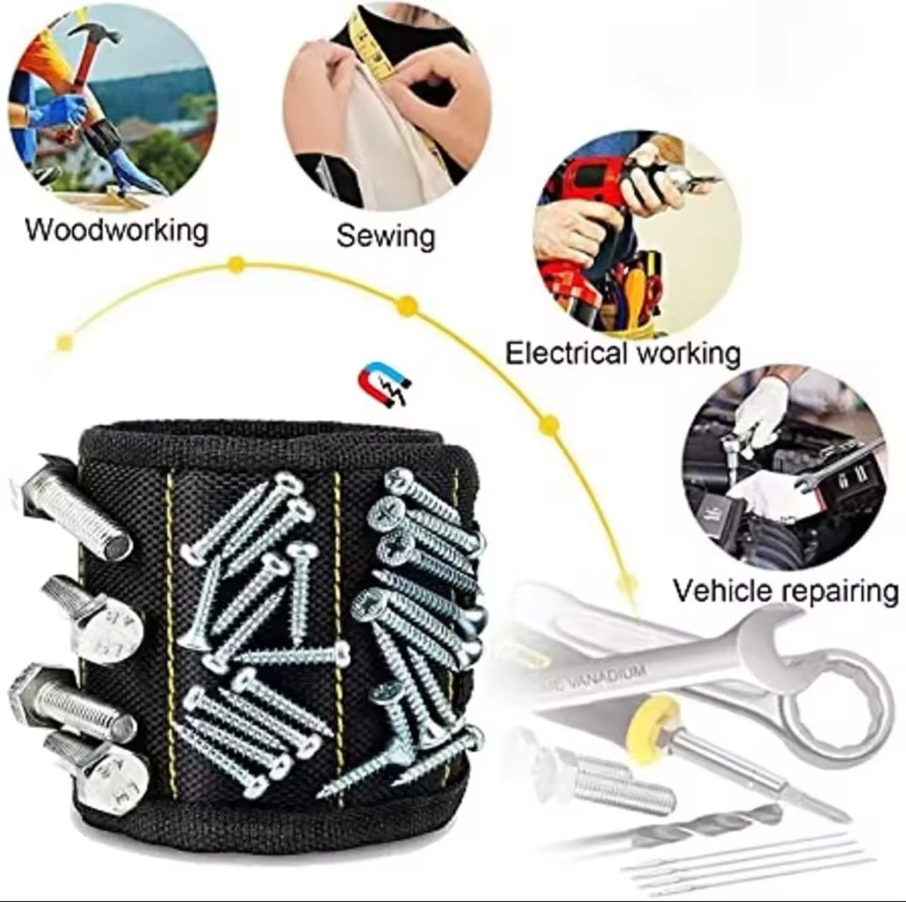 WexorGear™ Heavy-Duty Magnetic Wristband
