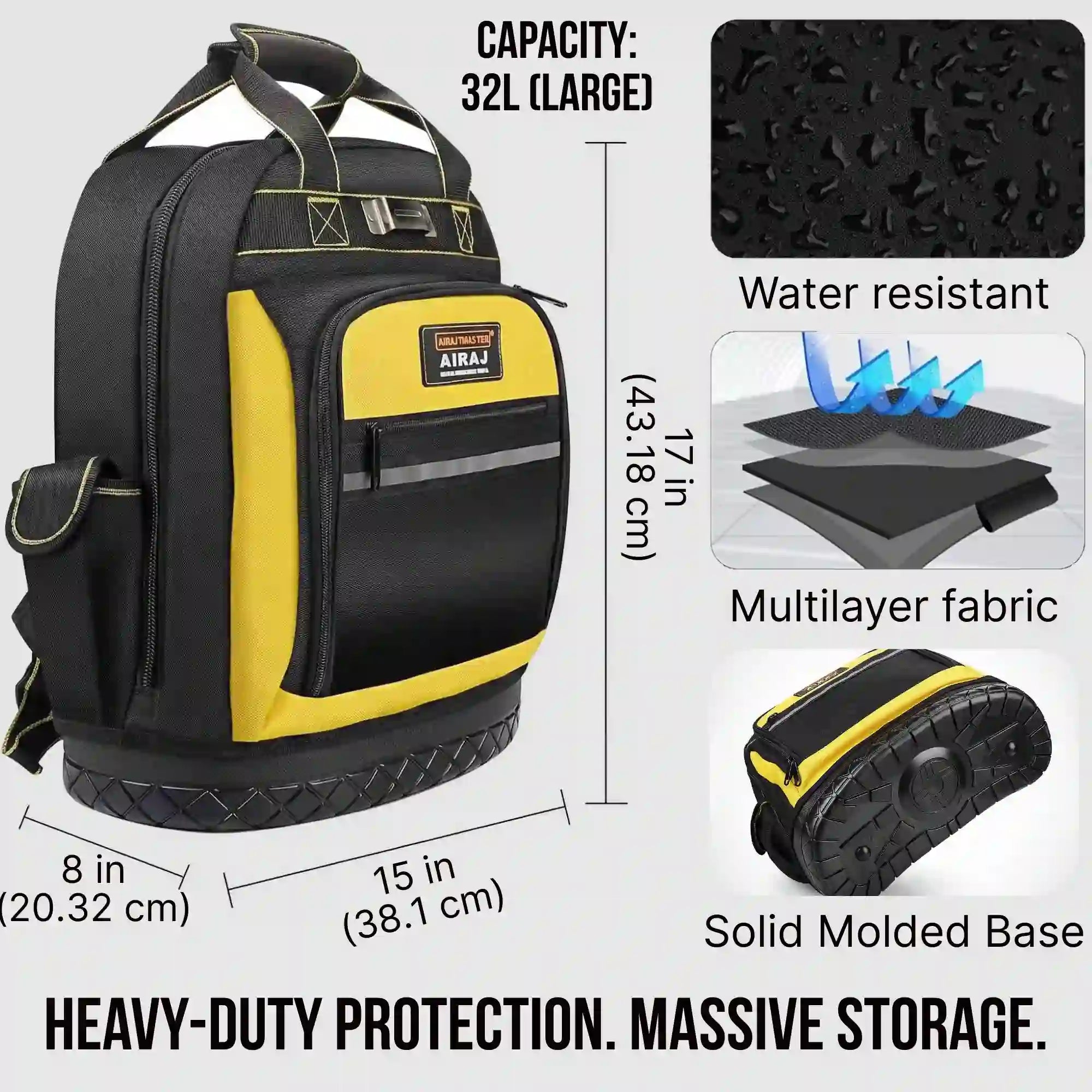 Heavy-Duty Tool Station Backpack