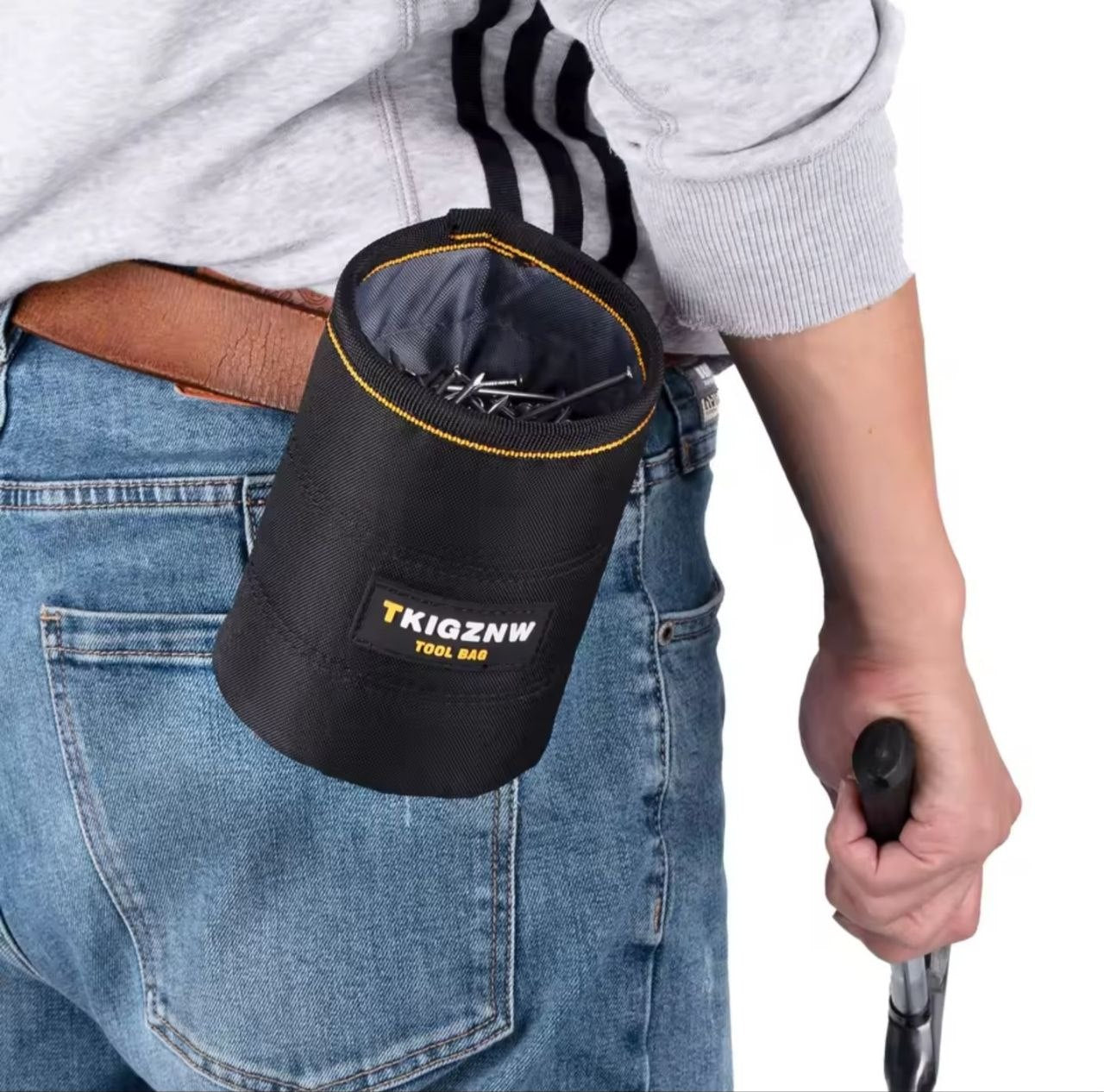WexorGear™ Heavy-Duty Clip-On Nylon Utility & Fastener Pouch
