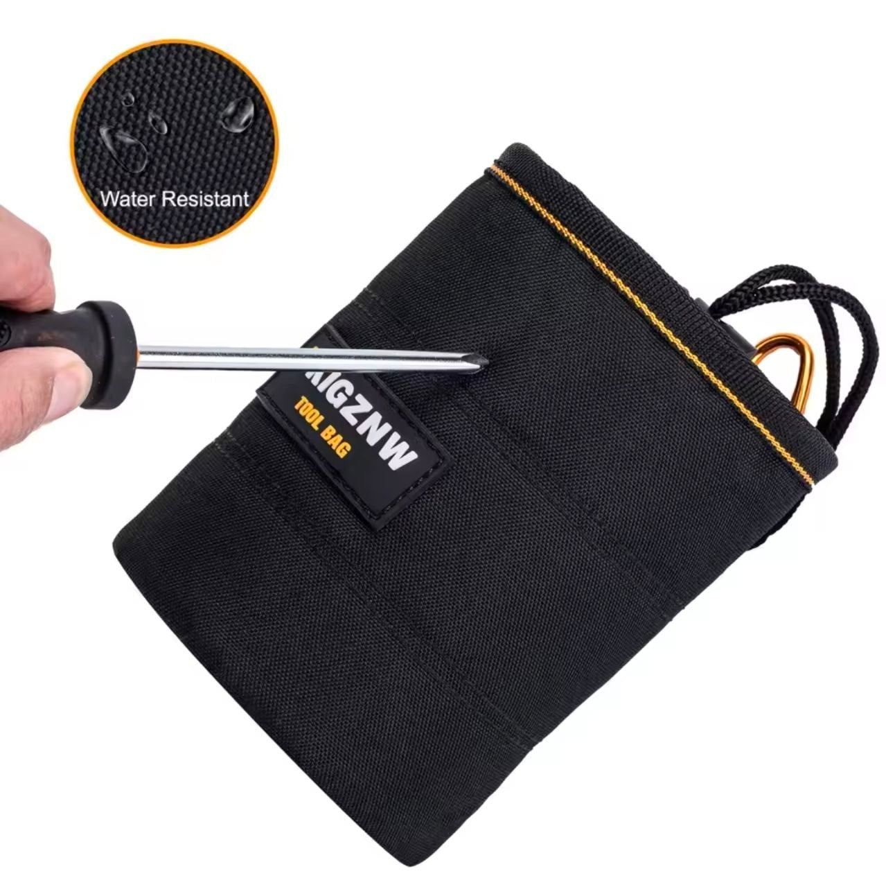 WexorGear™ Heavy-Duty Clip-On Nylon Utility & Fastener Pouch