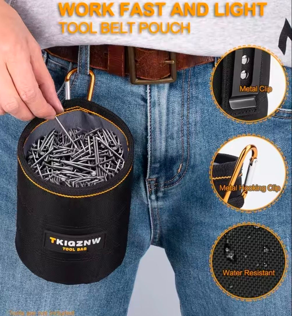WexorGear™ Heavy-Duty Clip-On Nylon Utility & Fastener Pouch