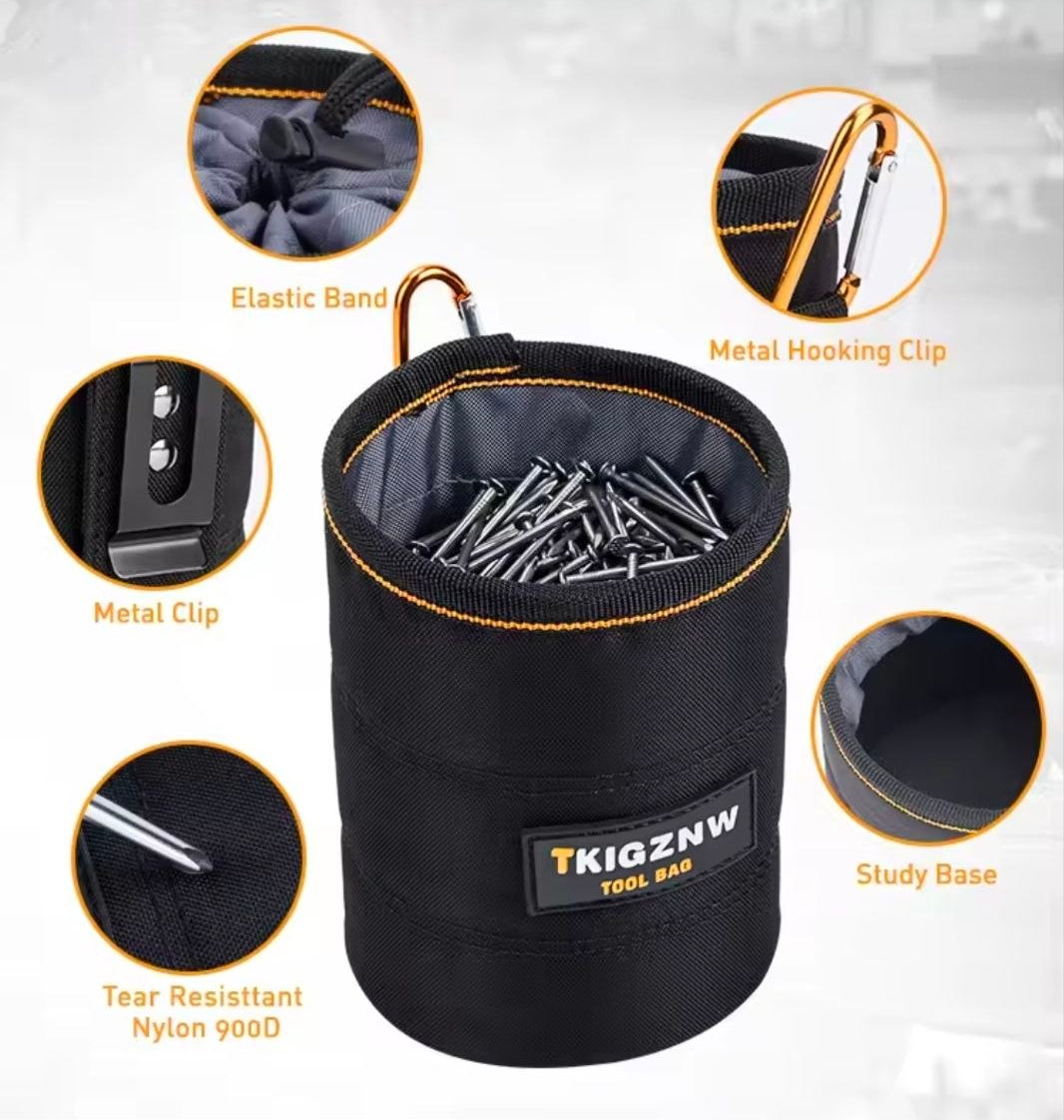 WexorGear™ Heavy-Duty Clip-On Nylon Utility & Fastener Pouch