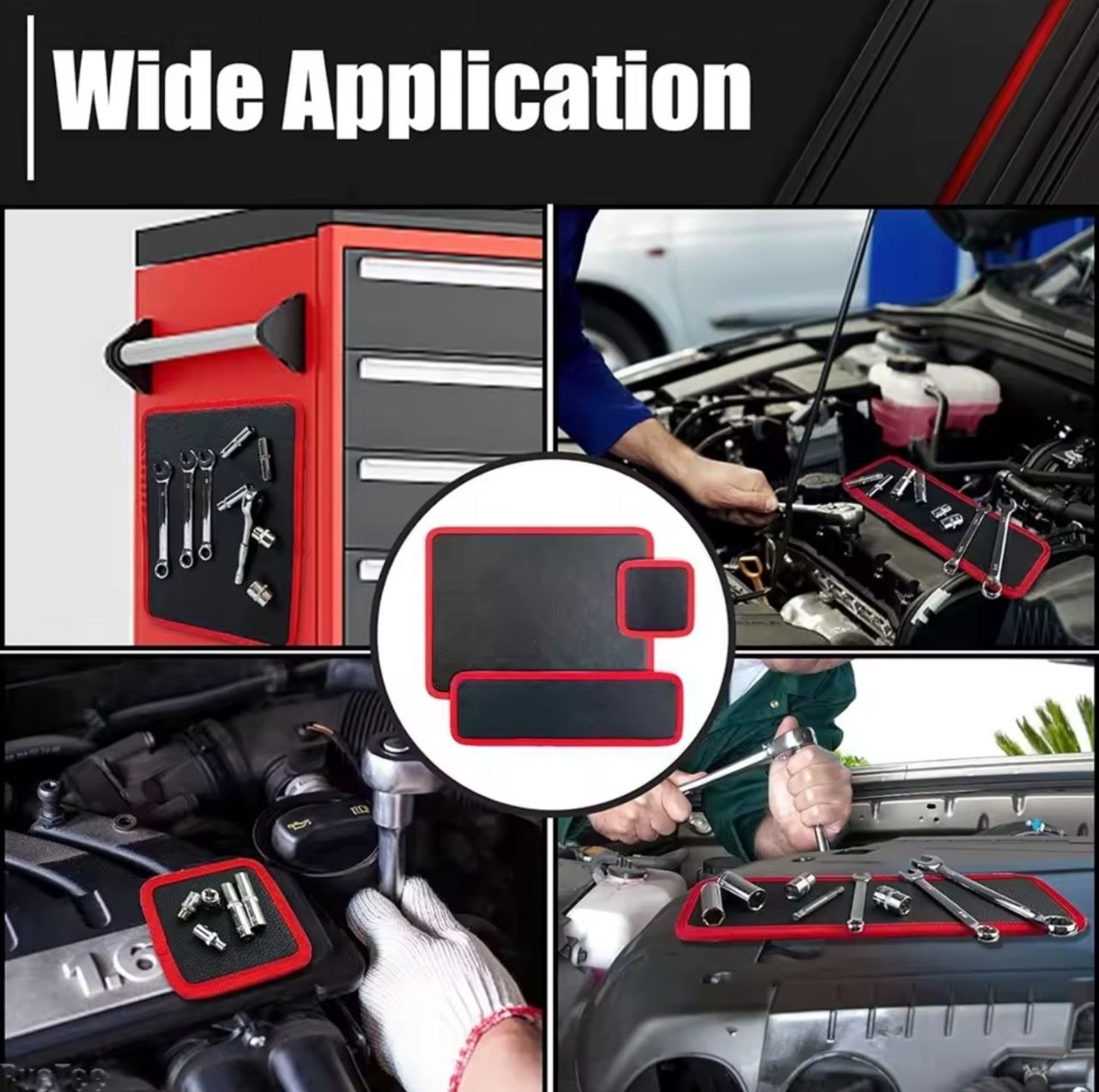 WexorGear™ Flexible Magnetic Tool Mat Set