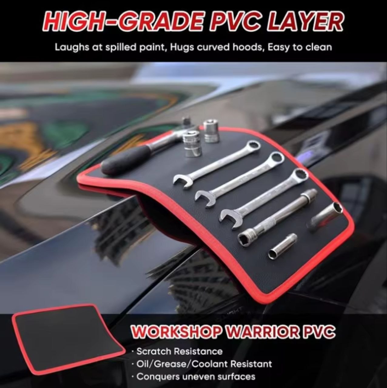 WexorGear™ Flexible Magnetic Tool Mat Set