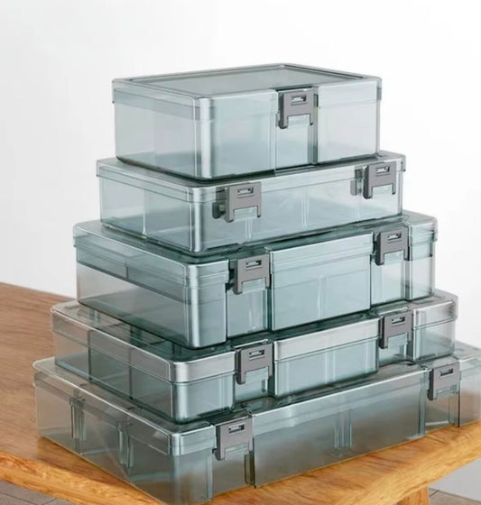 WexorGear™ Shatterproof Plastic Tool Box Organizer