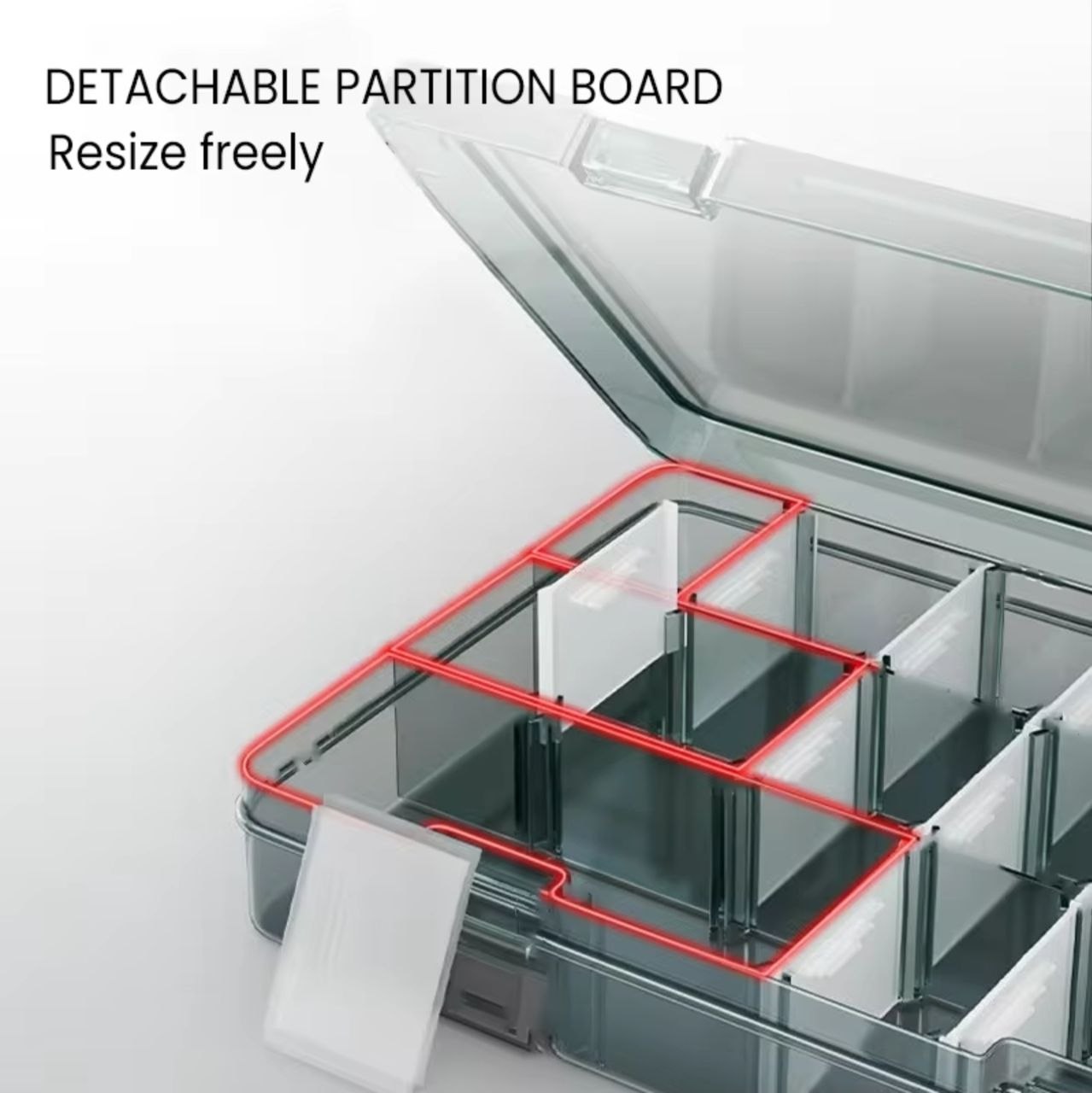 WexorGear™ Shatterproof Plastic Tool Box Organizer