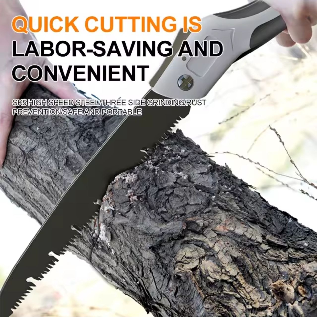 WexorGear™ Heavy-Duty Folding Wood Saw