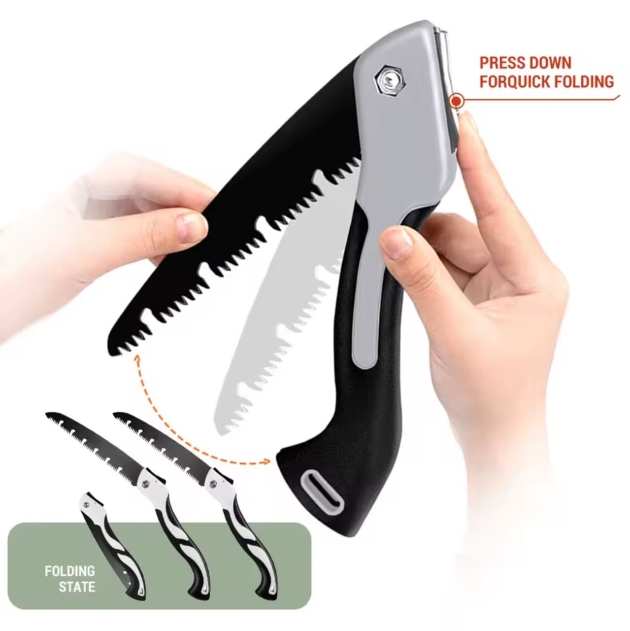 WexorGear™ Heavy-Duty Folding Wood Saw