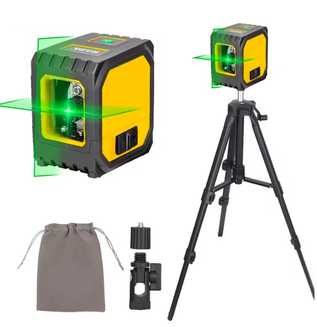 WexorGear™ Professional 2-Line Green Laser Level