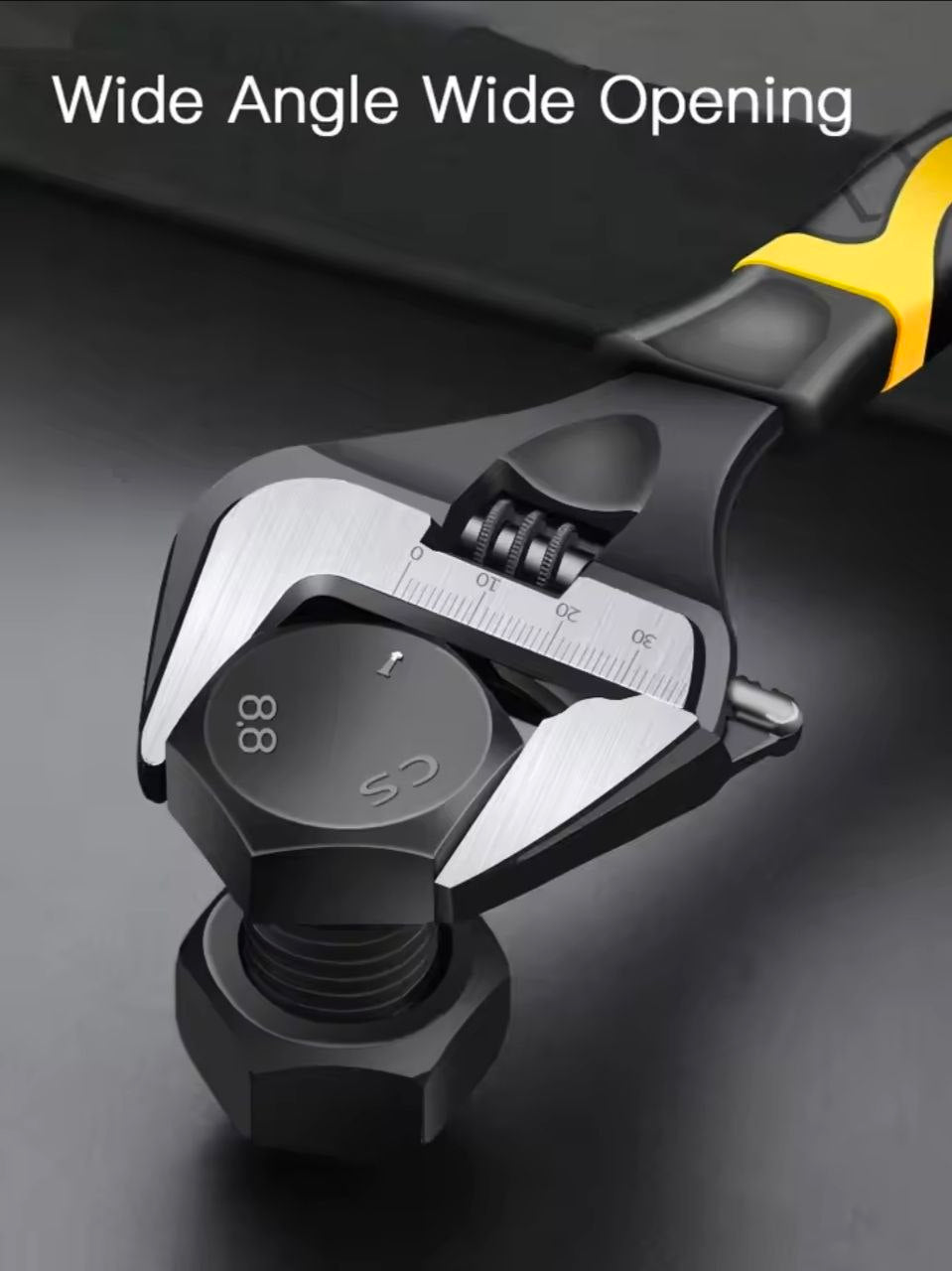 WexorGear™ Wide Opening Adjustable Wrench