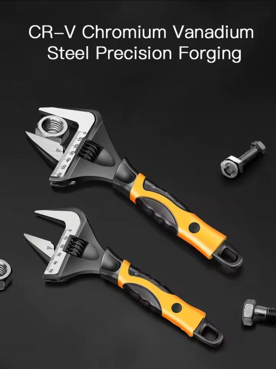 WexorGear™ Wide Opening Adjustable Wrench