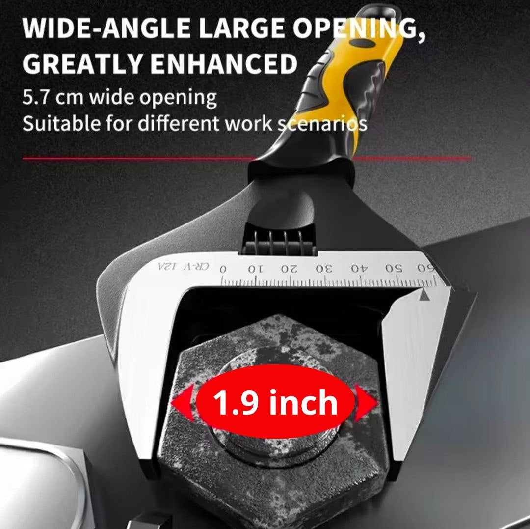 WexorGear™ Wide Opening Adjustable Wrench